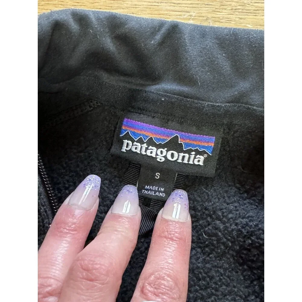 Patagonia Jacket Women Size S Black Better Sweater Fleece Jumper Outdoors Preppy